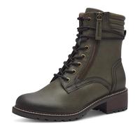 JANA Scarponcini vegan alti verdi tacco largo zip scarpe vegane - Colore: Verde, Taglia: 42