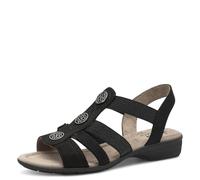 Jana 8-28165-42, Sandali bassi Donna, Nero, 38 EU