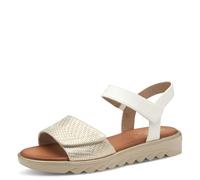 Jana 8-28265-42, Sandali bassi Donna, Bianco Oro , 40 EU