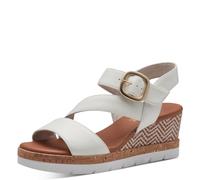Jana 8-28370-42, Sandali con zeppa Donna, Bianco , 40 EU