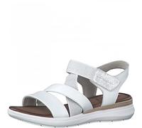 Jana 8-8-28207-28, Sandali Bassi Donna, Bianco, 39 EU