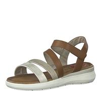 Jana 8-8-28266-20, Sandali Donna, Marrone (Cognac Comb), 40 EU Larga