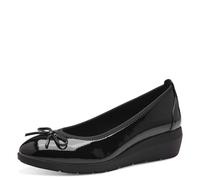 Jana Ballerina da Donna 8-22162-43, Laccato Nero, 36 EU Larga