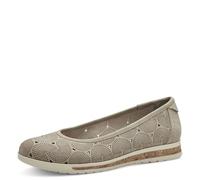 Jana Ballerine da Donna a Punta Arrotondata vegane, Marrone (Taupe), 41 EU