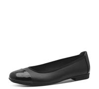Jana Ballerine da Donna a Punta Arrotondata vegane, Nero (Black), 38 EU