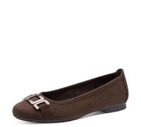 Jana Ballerine da Donna arrotondate vegane, Marrone (Mocca), 37 EU