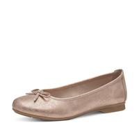 Jana ballerine da donna con fiocco vegane, Metallico (Rose Met Str), 37 EU