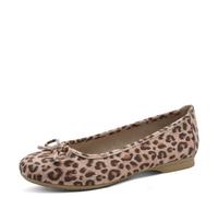 Jana Ballerine da Donna con Fiocco vegane, Multicolore (Leopard), 42 EU