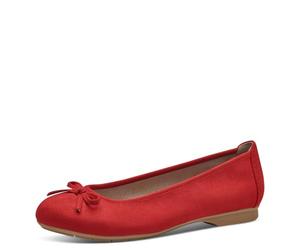 Jana Ballerine da Donna con Fiocco vegane, Rosso (Red), 41 EU