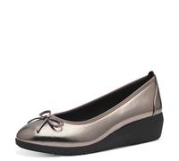 Jana Ballerine da Donna con Zeppa vegane, Argento (Pewter), 40 EU