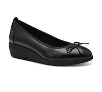 Jana ballerine da donna con zeppa vegane, Nero (Black), 36 EU
