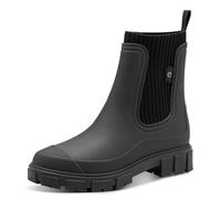 Jana Coshy Damen Rubberboot Vegan, Stivali alla Moda Donna, Nero-Black Uni, 42 EU