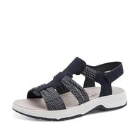 Jana Coshy Sandal Flat 8-28660-46, Bassi Donna, Blu Navy, 39 EU