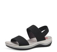 Jana Coshy Sandali da donna piatti Elastiche Vegan, Nero (Black), 40 EU