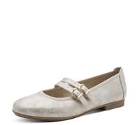 Jana Damen Ballerina Strap Vegan 8-22177-44, Donna, Beige Oro, 39 EU