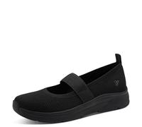 Jana Damen Ballerina Strap Vegan 8-22183-46, Donna, Nero, 38 EU