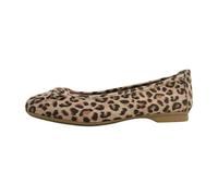 Jana Damen Ballerinas mit Schleife Vegan, Ballerine Donna, Leopardo, 39 EU