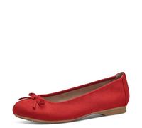 Jana Damen Ballerinas mit Schleife Vegan, Ballerine Donna, Rosso, 39 EU