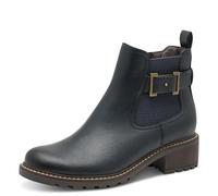 Jana Damen Chelsea Vegan, Stivali Donna, Blu Navy, 38 EU