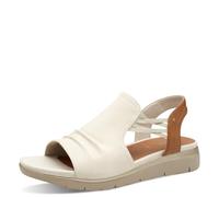Jana Damen Flache Sandale Vegan, Bassi Donna, Beige, 40 EU