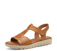 Jana Damen Flache Sandale Vegan, Bassi Donna, Marrone, 38 EU