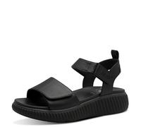 Jana Damen Flache Sandale Vegan, Bassi Donna, Nero, 37 EU