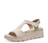Jana Damen Keilsandale Vegan, Sandali con Zeppa Donna, Beige, 38 EU
