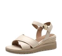 Jana Damen Keilsandale Vegan, Sandali con Zeppa Donna, Beige, 38 EU