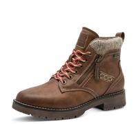 Jana Damen Lace Boot Flat Tex + Vegan, Stivali alla Moda Donna, Cognac, 39 EU