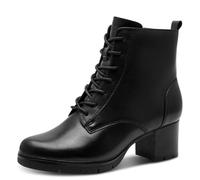 Jana Damen Lace Boot Heel, Stivaletto Donna, Nero, 36 EU