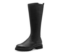 Jana Damen Long Boot Flat Vegan, Stivali alla Moda Donna, Nero, 41 EU