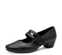 Jana Damen Pump with Strap 8-22700-46, Scarpe décolleté Donna, Nero, 41 EU