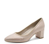 Jana Damen Pumps Vegan 8-22461-46, Scarpe décolleté Donna, Beige Metallizzato, 36 EU