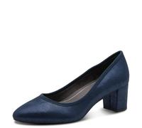 Jana Damen Pumps Vegan 8-22461-46, Scarpe décolleté Donna, Blu Navy Metallizzato, 36 EU