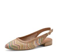 Jana Damen Sling Vegan 8-29464-46, Scarpe décolleté Donna, Beige Multi, 41 EU
