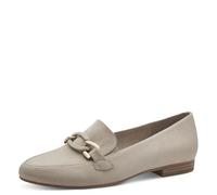 Jana Damen Slipper mit Blockabsatz Vegan, Mocassino Donna, Beige, 40 EU