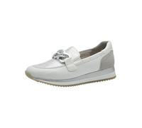 Jana Damen Slipper mit Dicker Sohle Vegan, Scarpe da Donna, Bianco e Argento, 40 EU, Bianco e Argentato, 40 EU