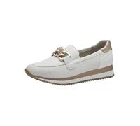 Jana Damen Slipper mit Dicker Sohle Vegan, Scarpe Donna, Bianco Oro Rosa, 42 EU