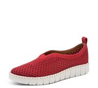 Jana Damen Slipper Vegan 8-24560-46, Mocassino Donna, Colore: Rosso, 41 EU