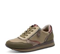 Jana Damen Sneaker Laced, Scarpe da Ginnastica Donna, Olive Comb, 40 EU