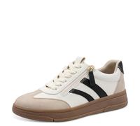 Jana Damen Sneaker Laced Vegan, Scarpe da Ginnastica Donna, Beige Comb, 39 EU