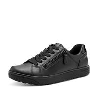 Jana Damen Sneaker Laced Vegan, Scarpe da Ginnastica Donna, Nero, 42 EU