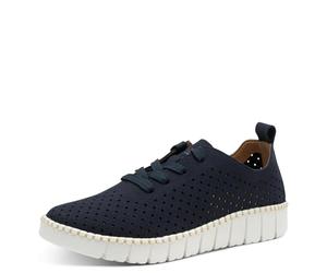 Jana Damen Sneaker Low Vegan 8-23650-46, Scarpe da Ginnastica Donna, Blu Navy, 37 EU