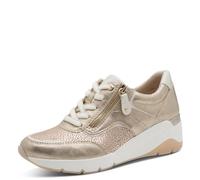 Jana Damen Sneaker Low Vegan 8-23768-46, Scarpe da Ginnastica Donna, Gold Comb, 38 EU