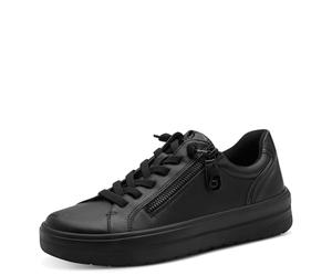 Jana Damen Sneaker Low Vegan 8-23770-46, Scarpe da Ginnastica Donna, Nero-Black Uni, 40 EU