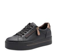 Jana Damen Sneaker Low Vegan, Scarpe da Ginnastica Donna, Black Copper, 40 EU