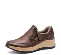 Jana Damen Sneaker Slip On Tex + Vegan, Scarpe da Ginnastica Donna, Cognac, 41 EU