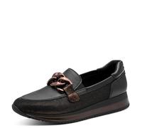 Jana Damen Sneaker Slip On Vegan 8-24766-42, Scarpe da Ginnastica Donna, Bronzo Nero, 42 EU