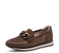 Jana Damen Sneaker Slip On Vegan 8-24766-42, Scarpe da Ginnastica Donna, Mocca Comb, 38 EU