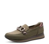 Jana Damen Sneaker Slip On Vegan, Scarpe da Ginnastica Donna, Olive Comb, 38 EU